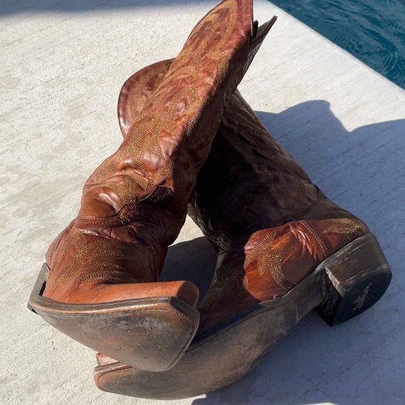 Old Gringo Gold Shimmer Boots Size 9 - Picture 9 of 14